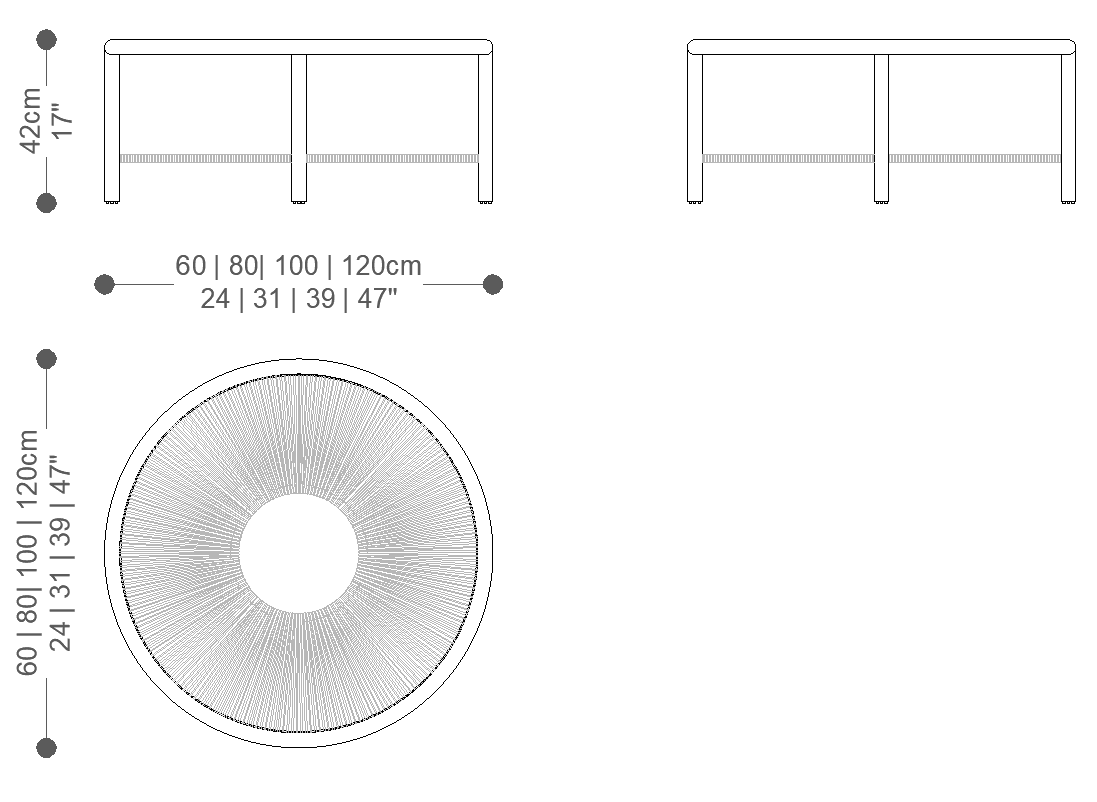 Imagen de las dimensiones principales del producto